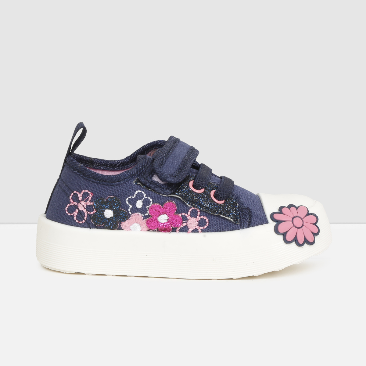 MAX Printed Slip-On Shoes with Velcro Closure