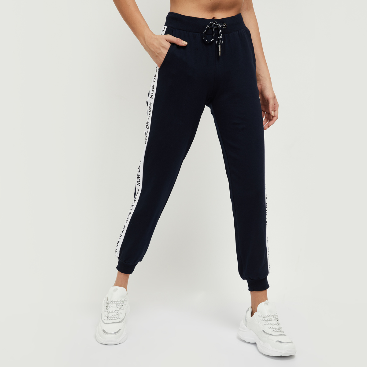 Buy Black Track Pants for Women by 9 IMPRESSION Online | Ajio.com