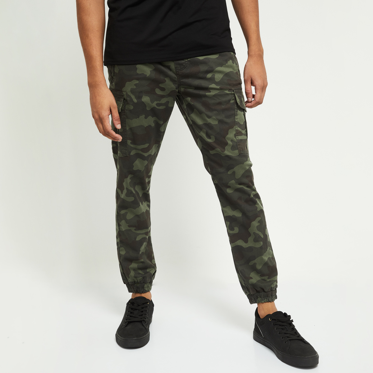 MAX Camouflage Print Cargo Joggers