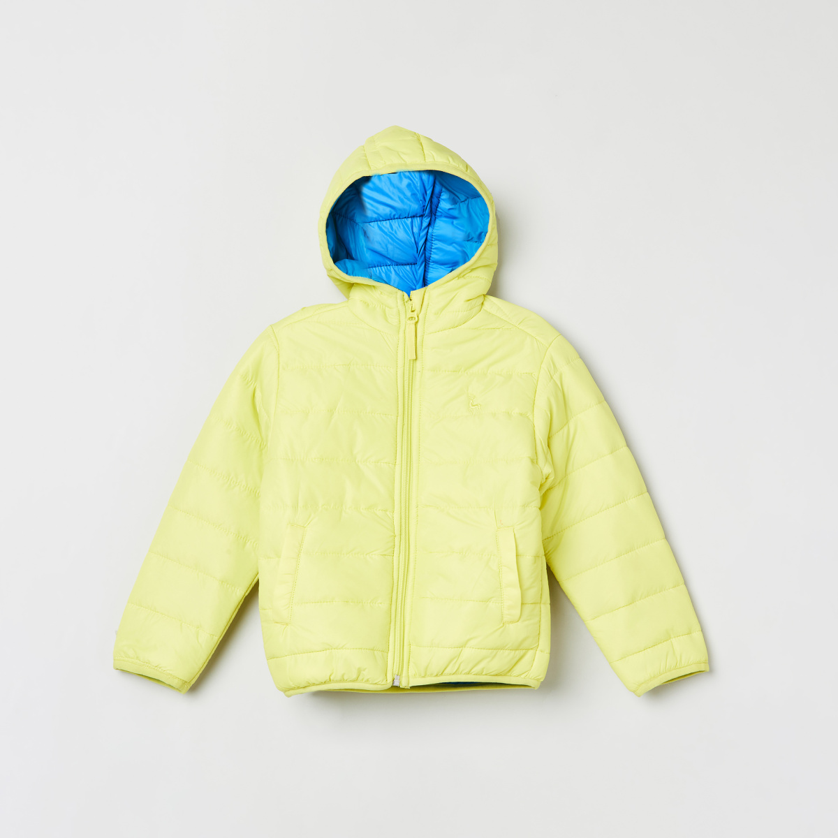 MAX Solid Hooded Puffer Jacket