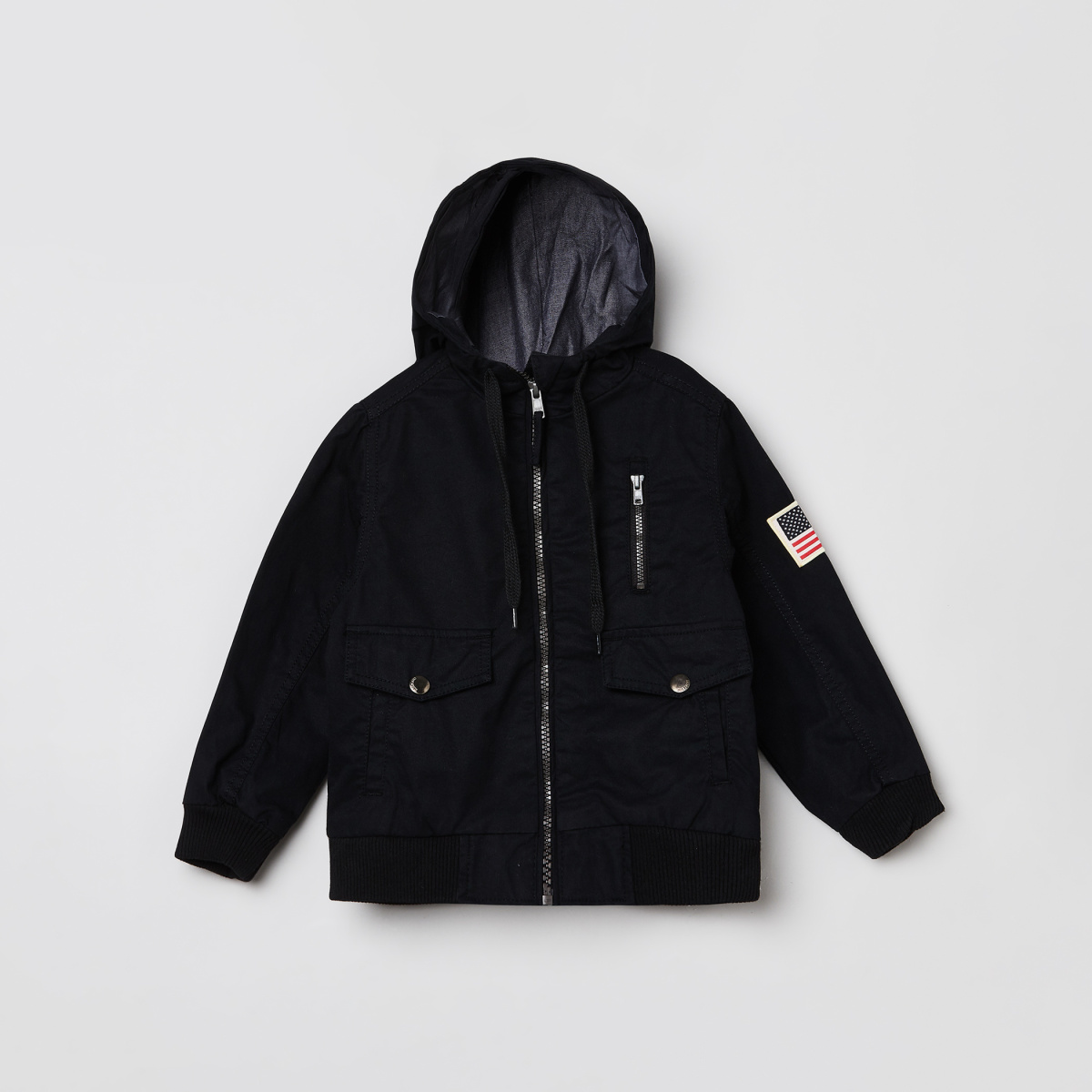 MAX Solid Hooded Jacket