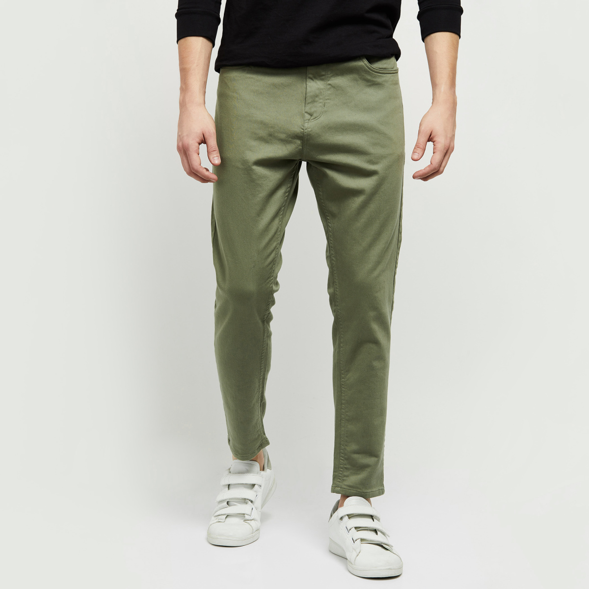 Buy House mens carrot fit pants white Online | Brands For Less