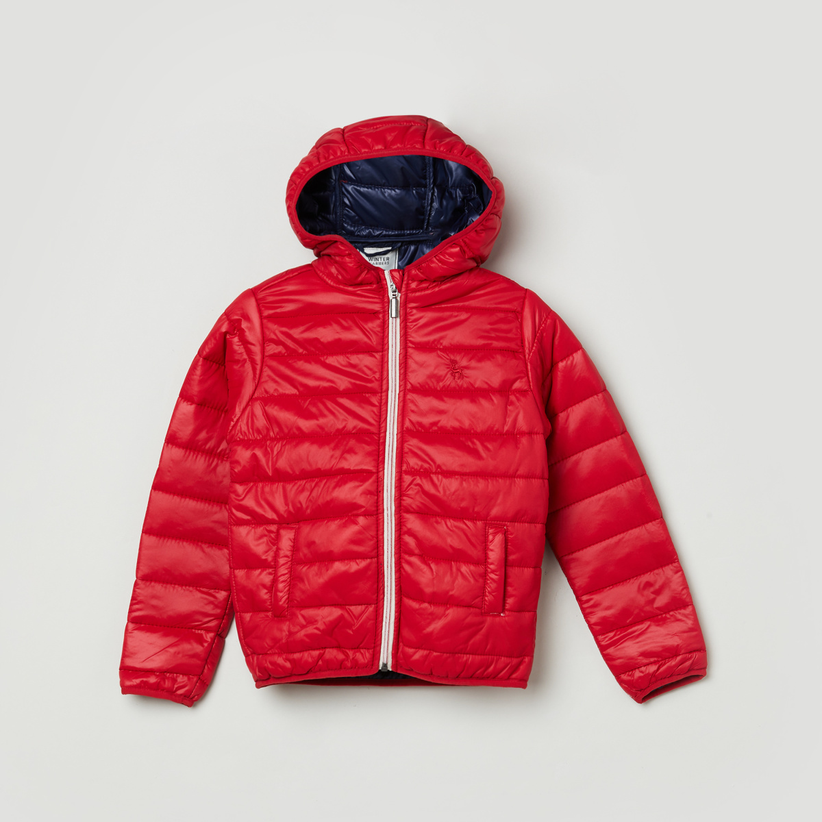 MAX Solid Hooded Puffer Jacket