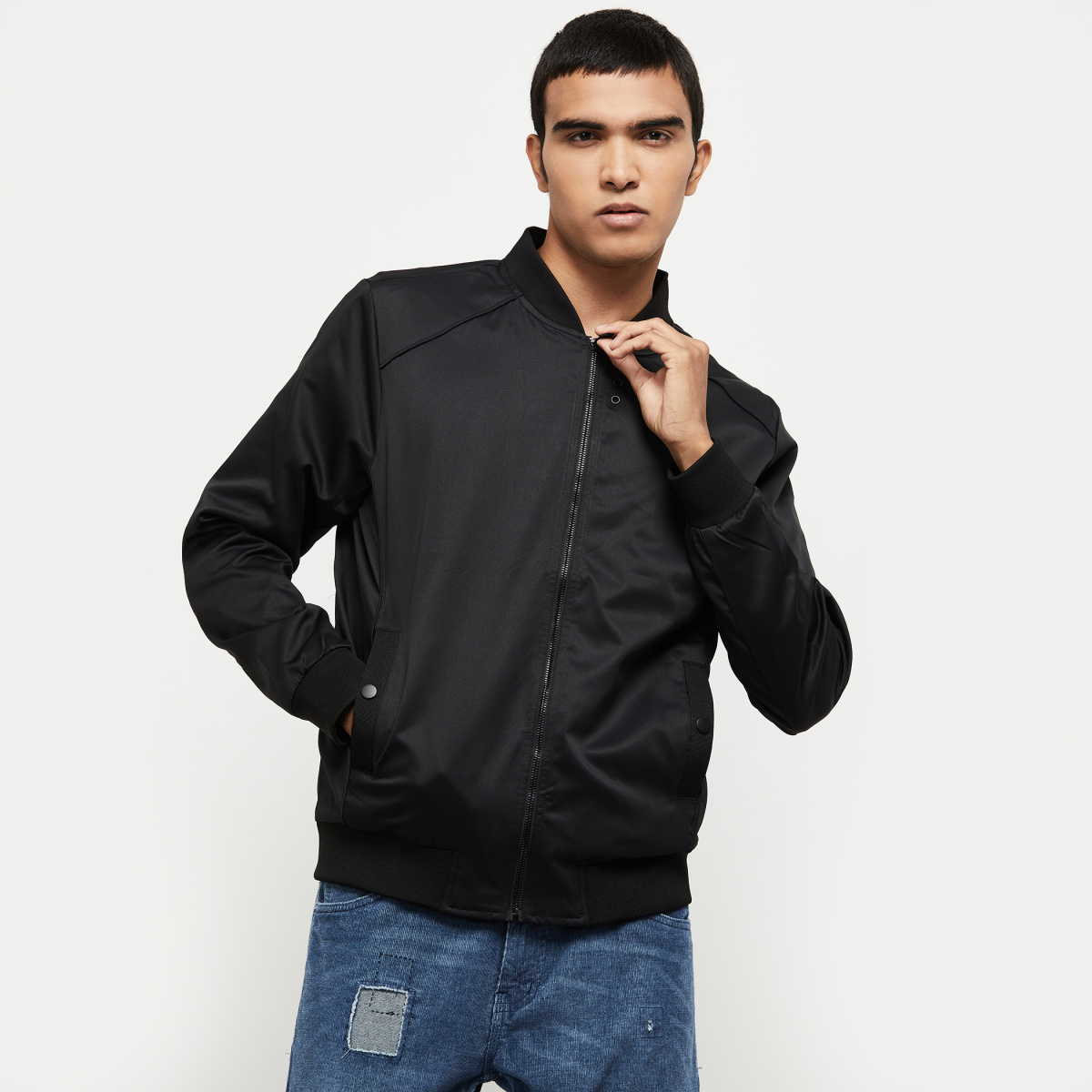 MAX Solid Bomber Jacket