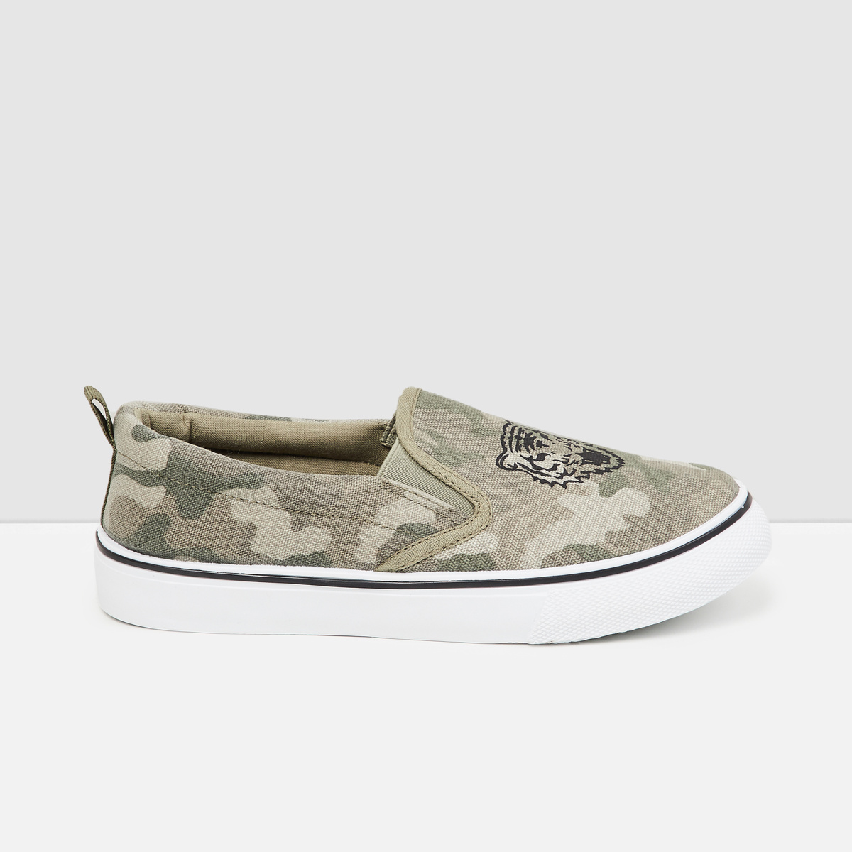 MAX Printed Slip On Casual Shoes