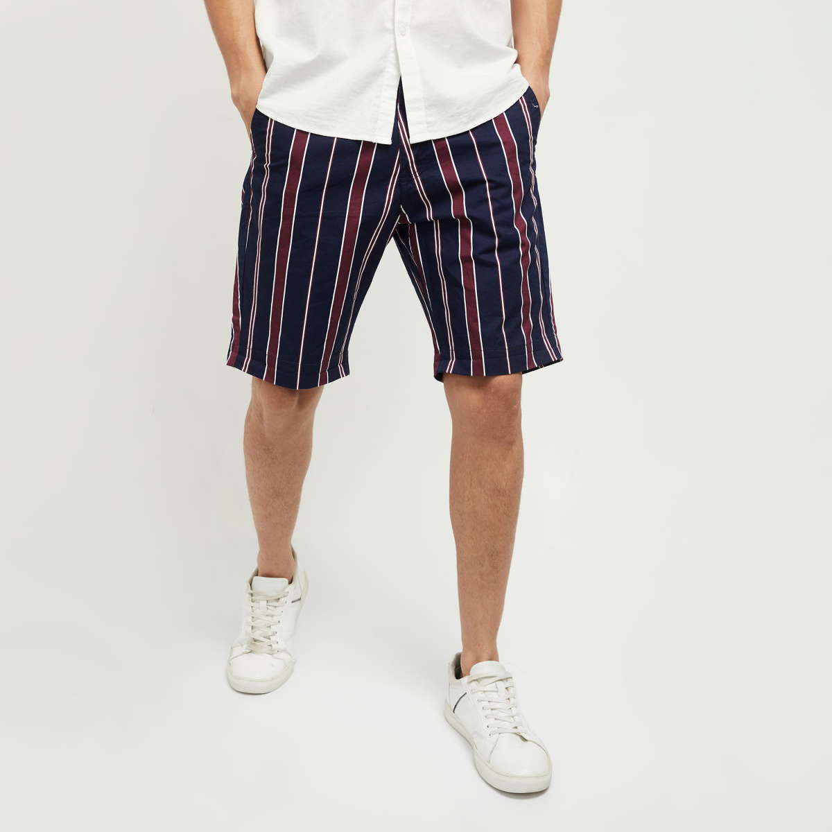 MAX Striped Casual Shorts