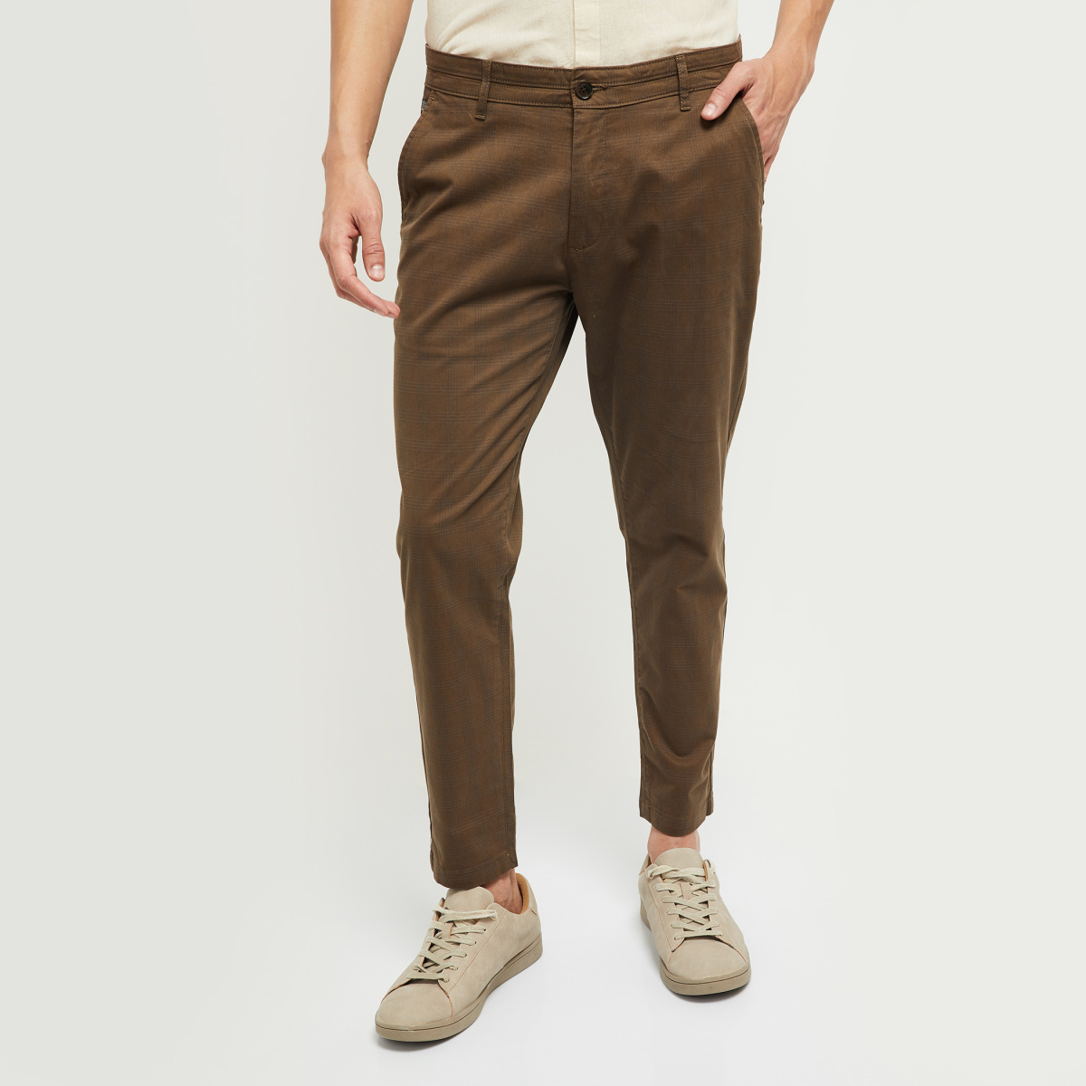 MAX Textured Skinny Fit Chinos
