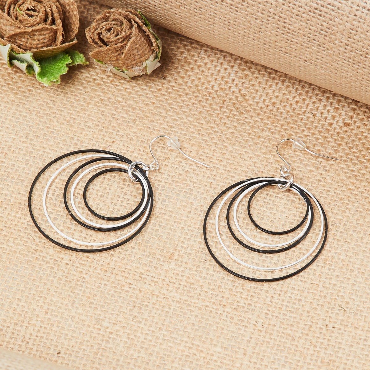 Estele Gold Plated Big Round Hoop Earrings for Women  Girls at Nykaacom