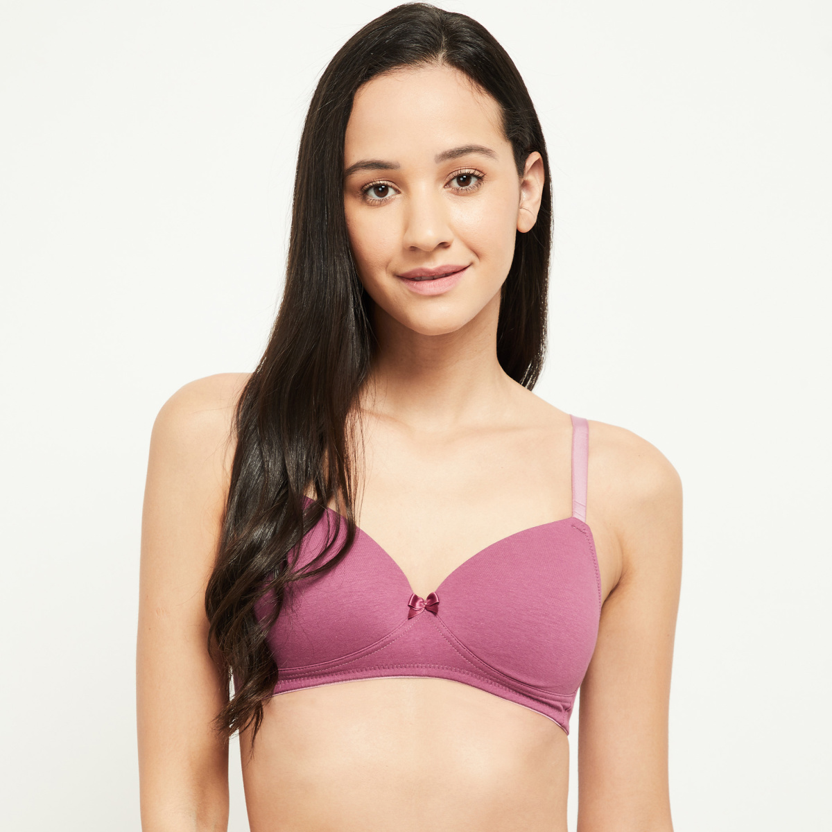 MAX Solid Padded T-shirt Bra - Pack of 2, Max