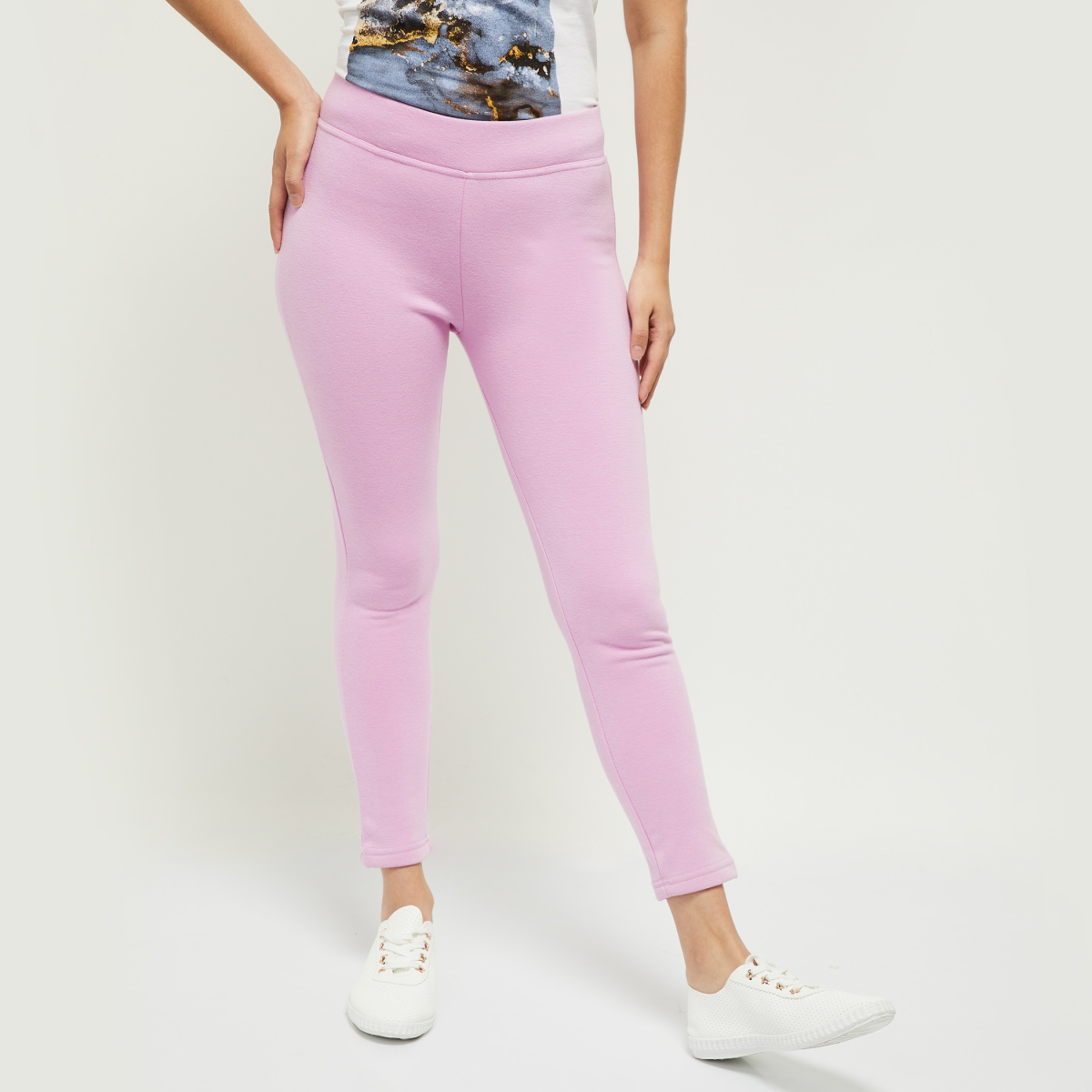 MAX Solid Cropped Thermal Leggings