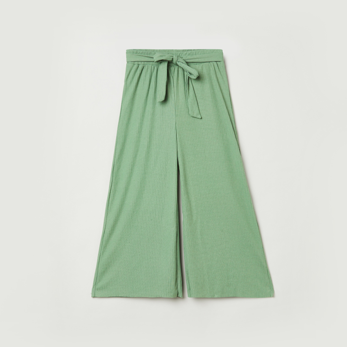 MAX Solid Knit Full-Length Culottes