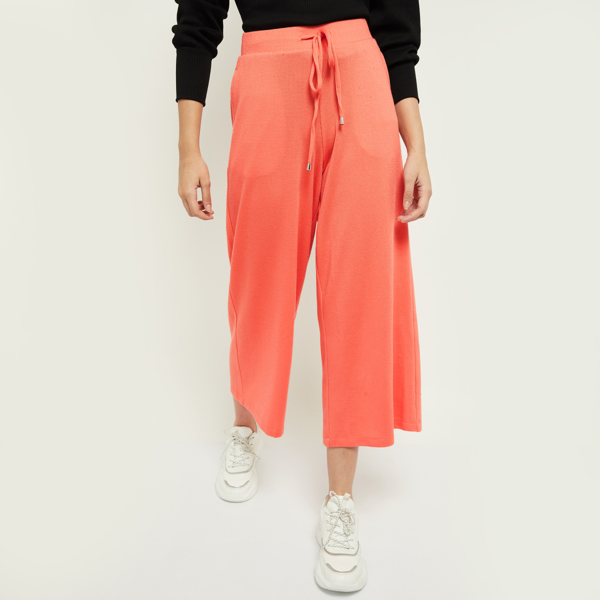 Buy online High Rise Cropped Trousers from bottom wear for Women by Smarty  Pants for 649 at 54 off  2023 Limeroadcom