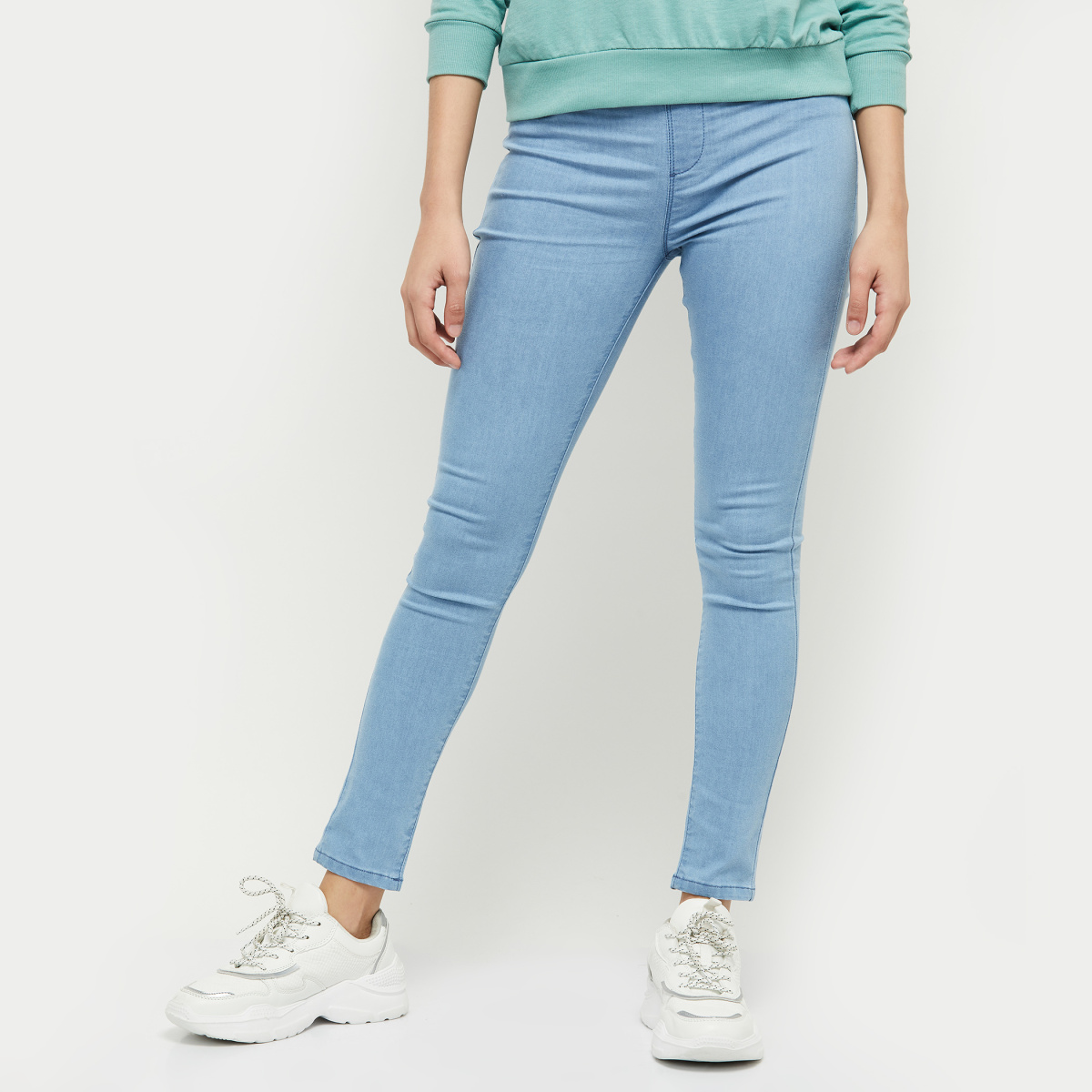 MAX Solid Elasticated Jeggings