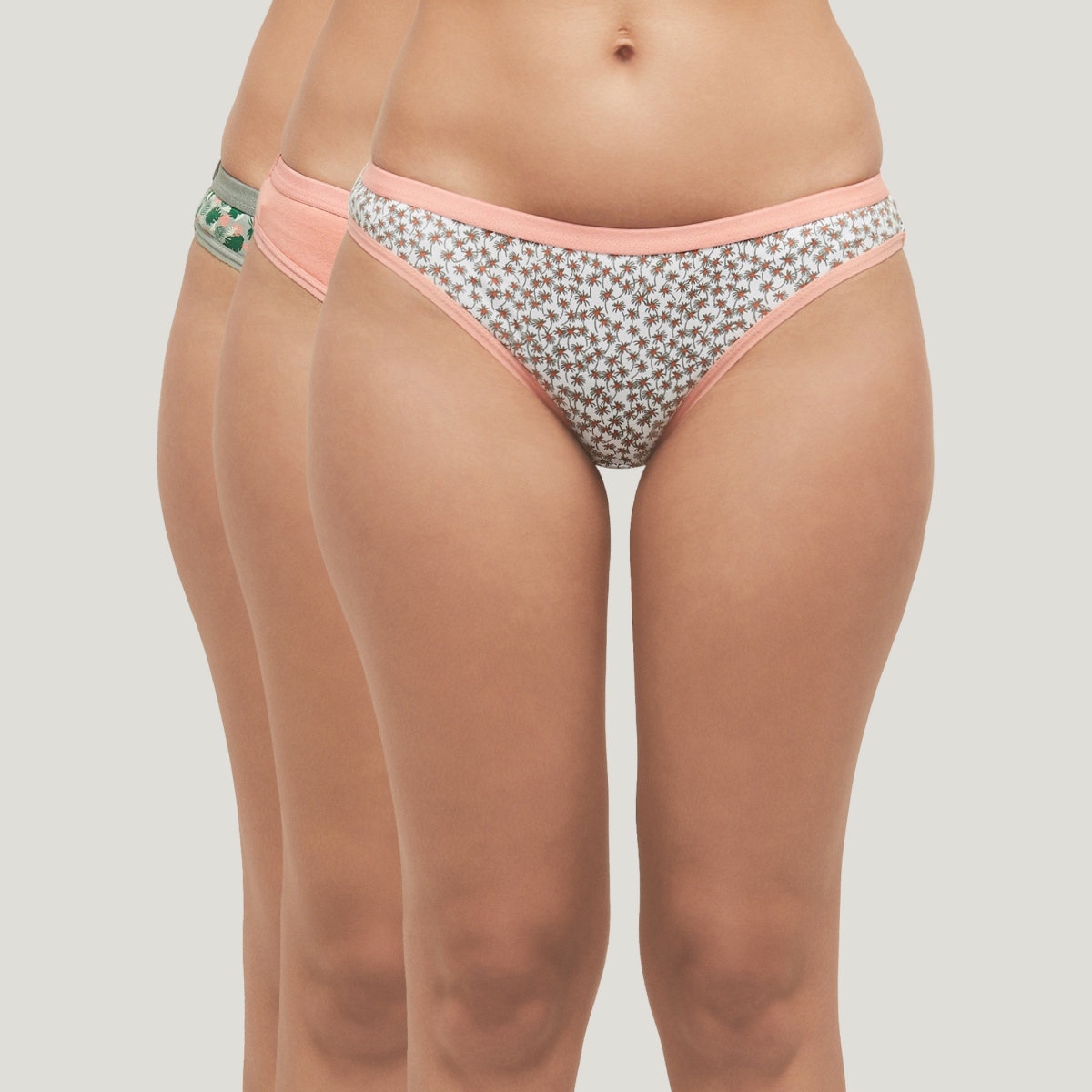 MAX Printed Bikini Panties - Pack of 3