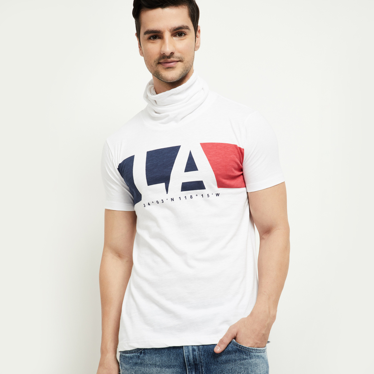 MAX Printed Ultra Slim Fit T-shirt