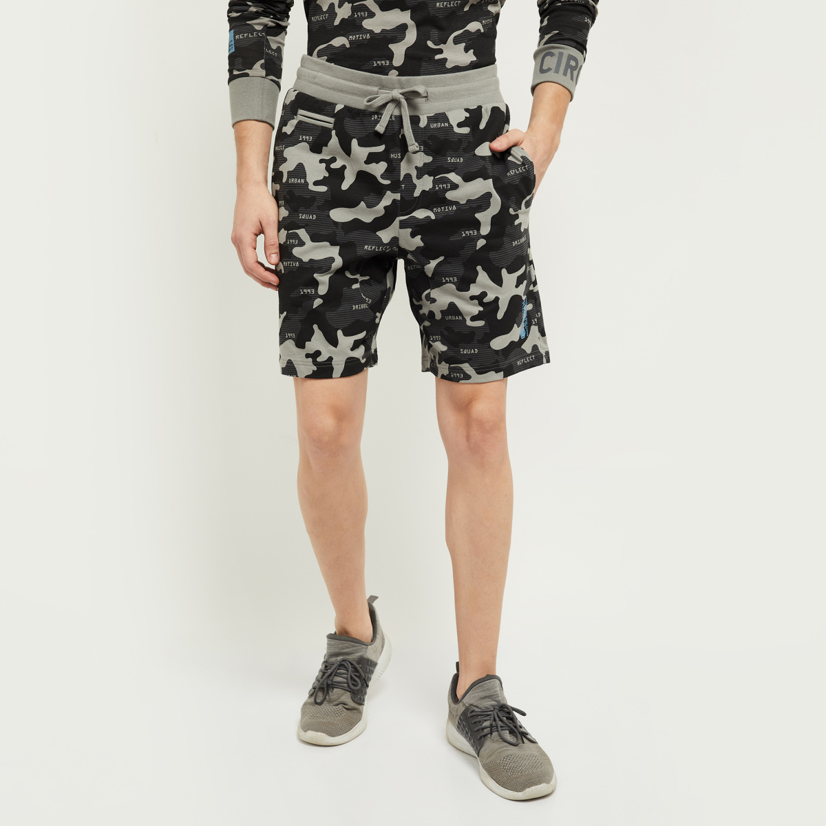 MAX Camouflage Printed Sports Shorts