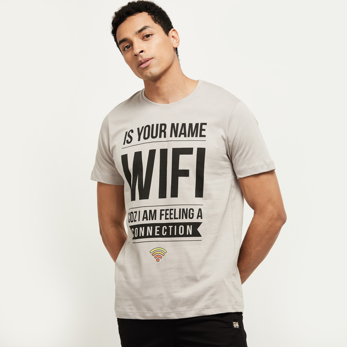 MAX Printed Slim Fit T-shirt