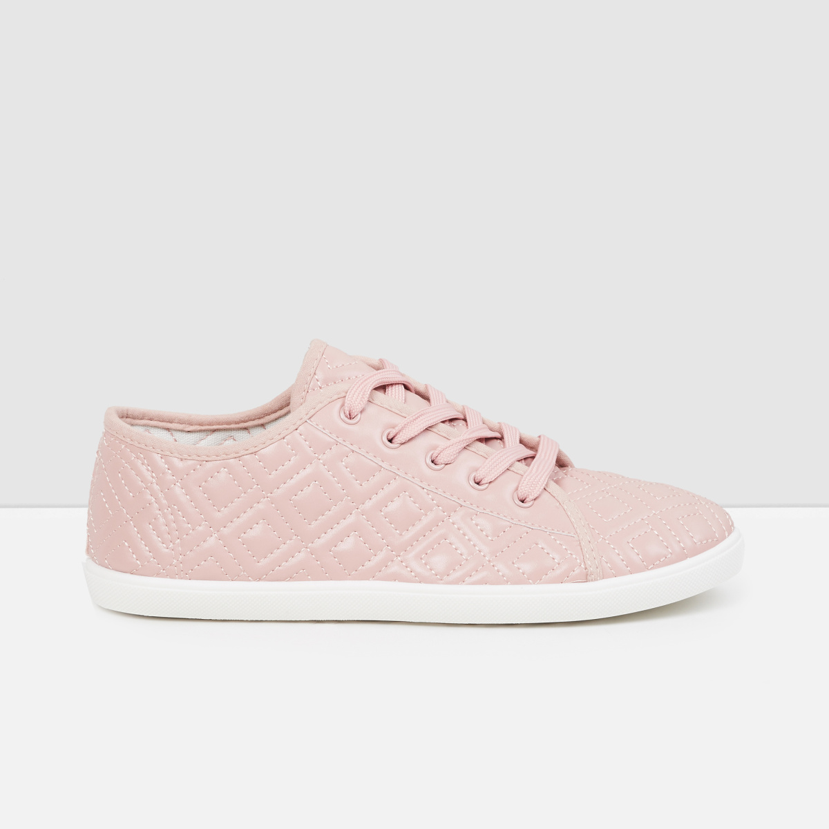 MAX Textured Lace-Up Sneakers